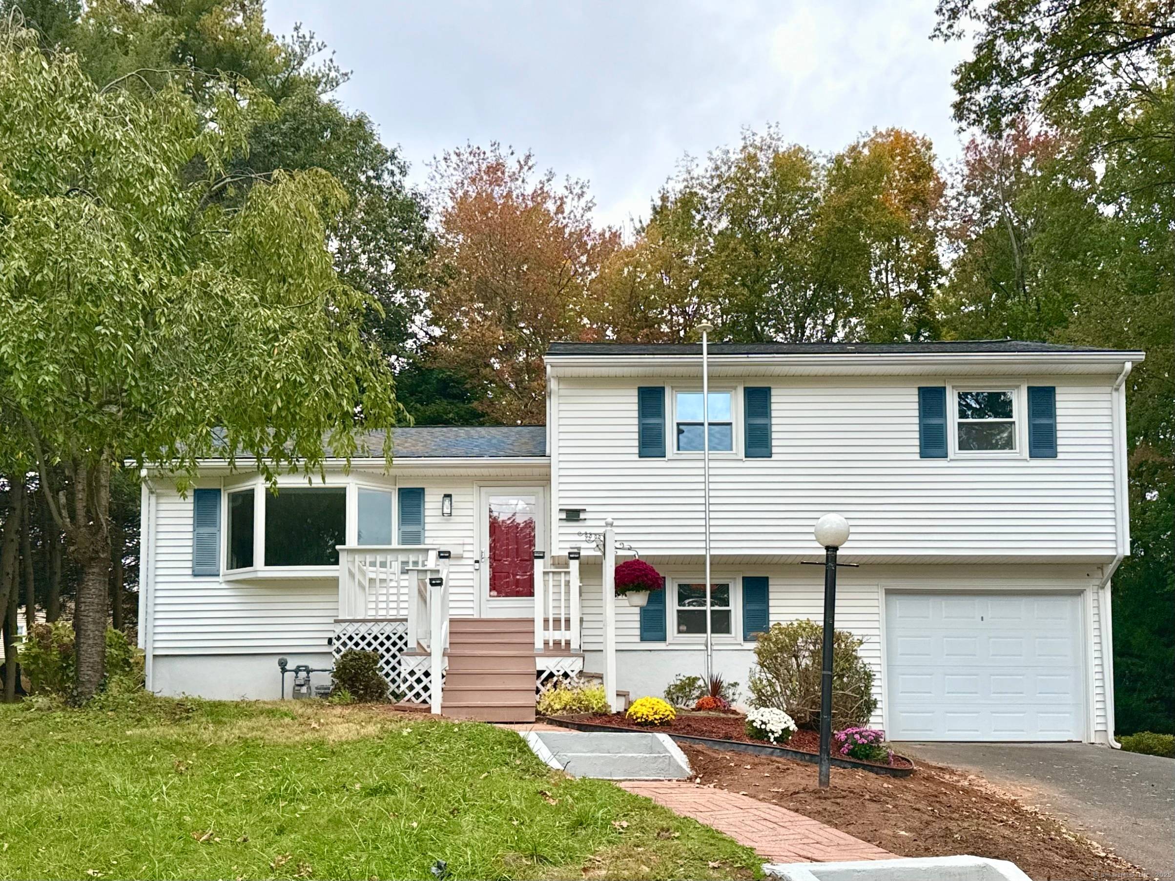 Remodeled beautiful home, hardwood floors throughout the house, tiles for kitchen, brand new cabinets open space, granite countertops, stainless steel appliances, family room with vaulted ceiling with skylights and ceiling ...