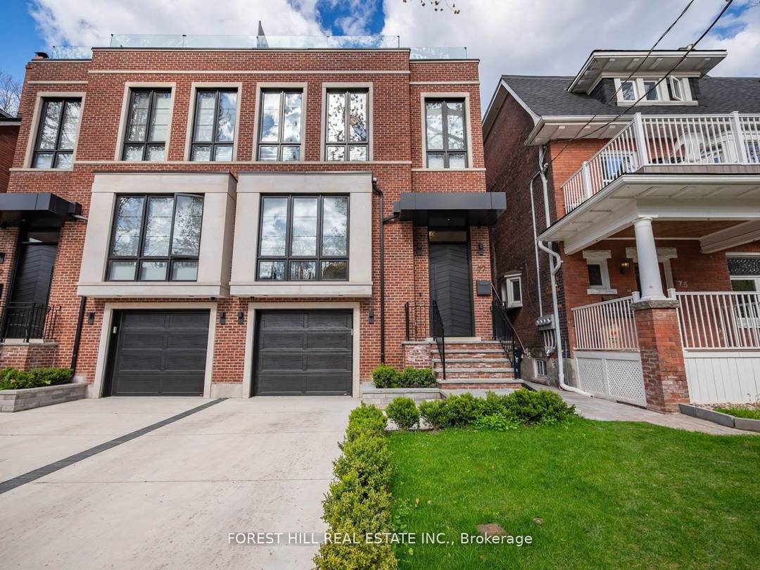 Nestled on one of Toronto's most coveted tree lined streets, this exceptional contemporary brownstone at 77 Kendal Avenue is a masterfully designed three storey home where timeless architecture meets refined ...