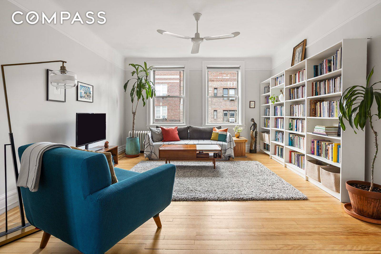 Discover a top floor, move in ready home in Jackson Heights fabled historic district that combines classic pre war charm with modern updates.