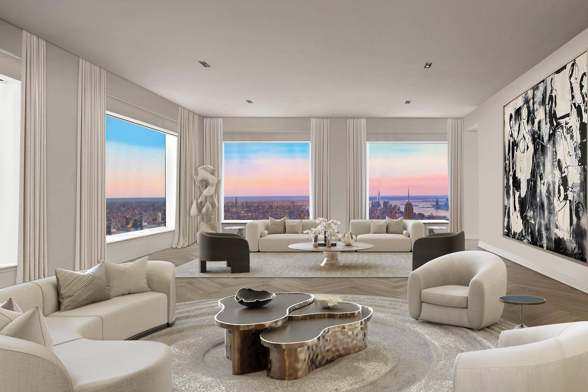 Introducing Penthouse 96, the pinnacle of New York City luxury living atop the critically acclaimed 432 Park Avenue.