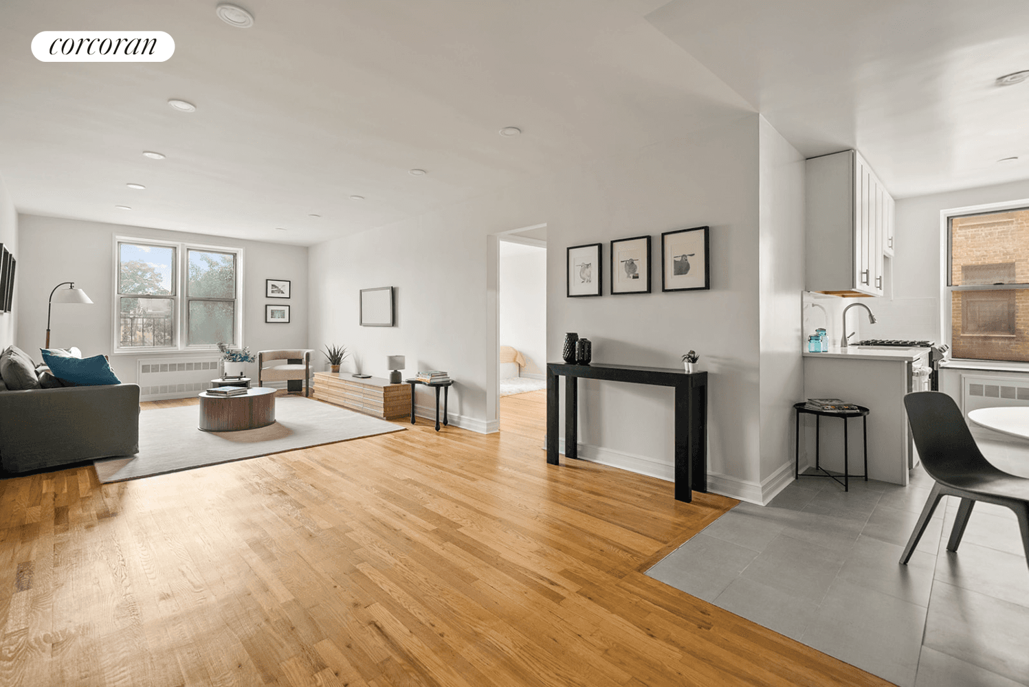 NEW TO THE MARKET ! Spacious and bright corner apartment in East Midwood.