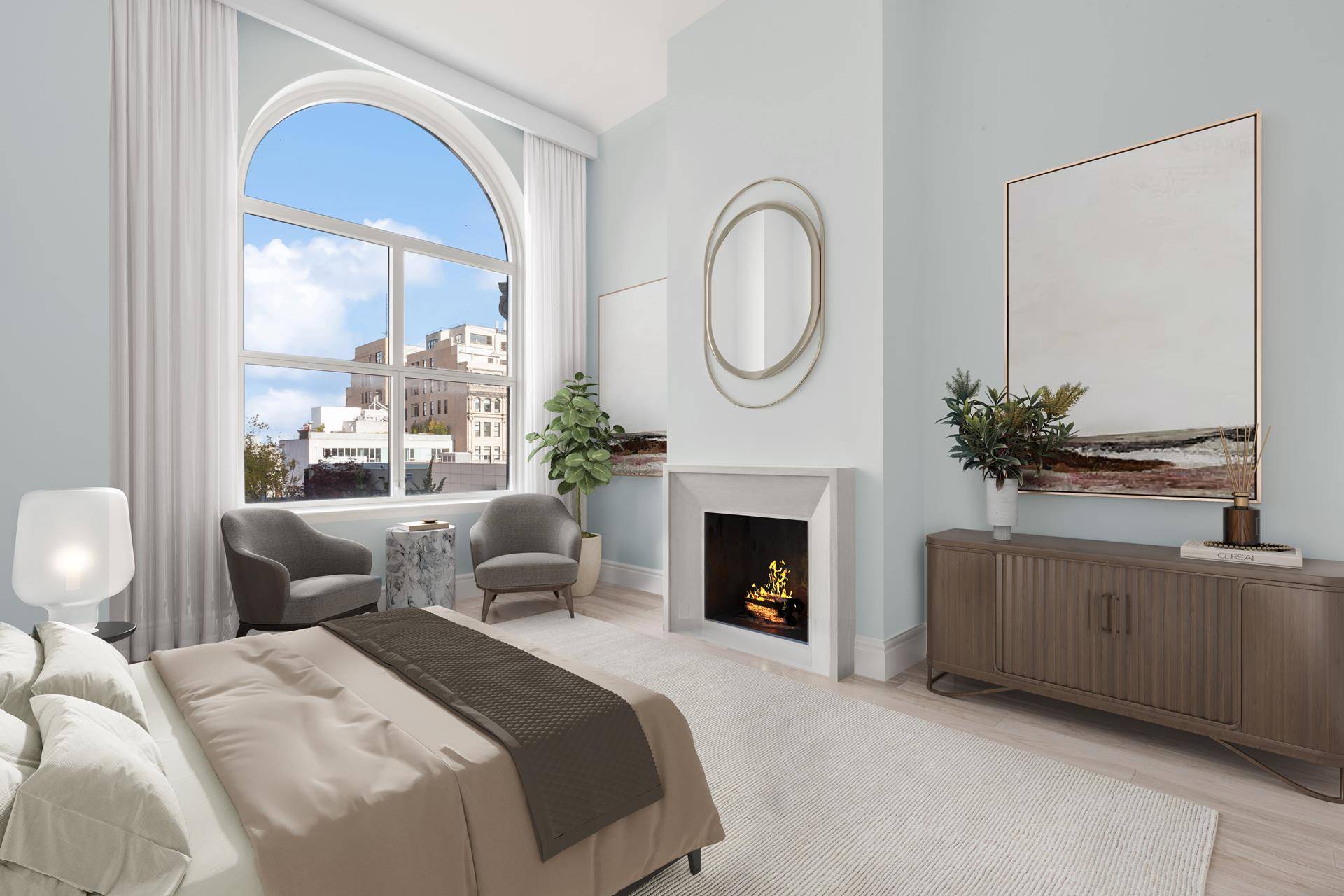 Immediate Occupancy. Salon Penthouse 14C is a one of kind residence set within the Crown Collection at 108 Leonard.