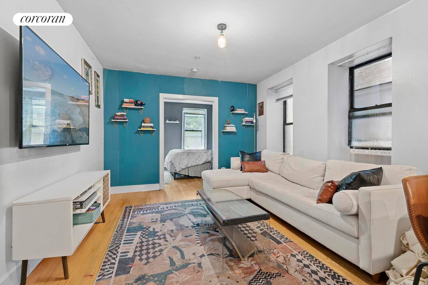Smartly Designed Floor Plan 10 Ceilings with Tree Top Views Full Service Pre war Condo Positioned just across from Jackie Robinson Park, Residence 204 at 305 West 150th Street is ...