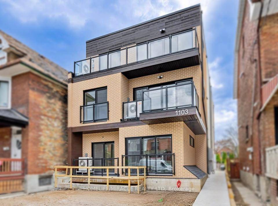 This bouquet multiplex presents an open concept layout suite.