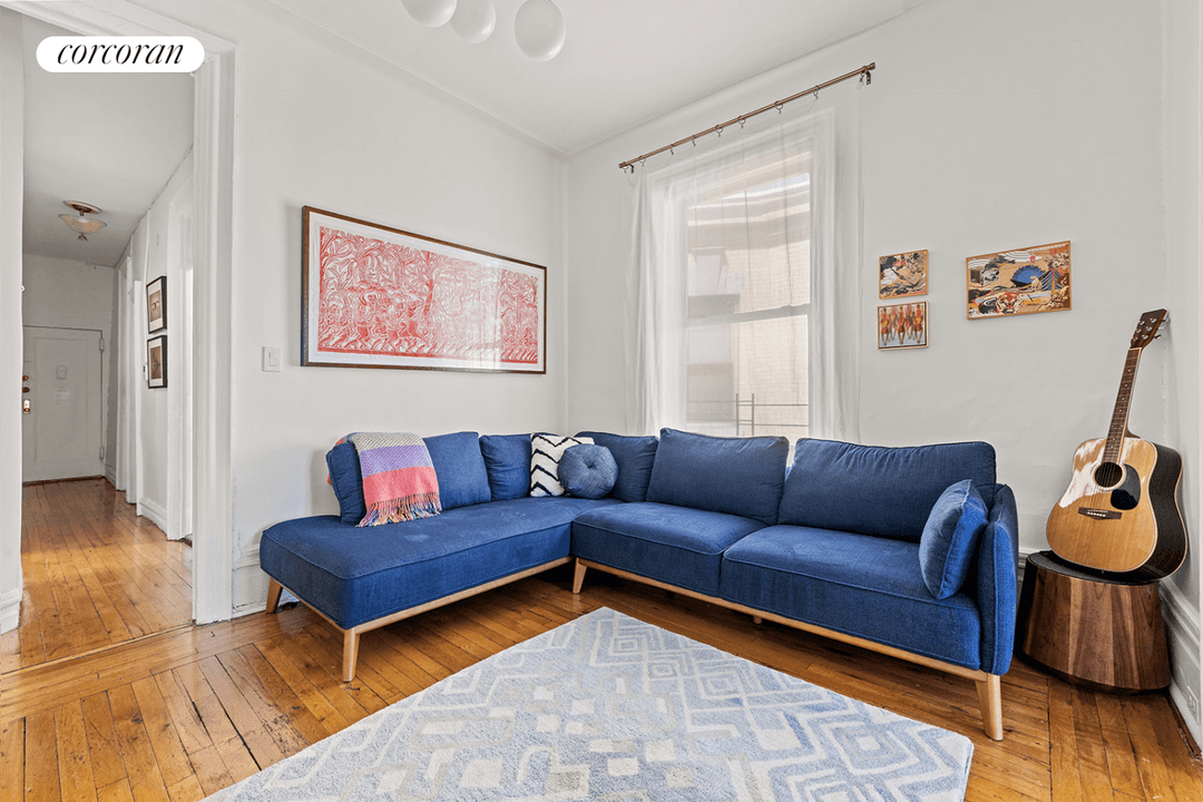 Top floor, two bedroom in an elevator building, with a view in Morningside Heights !