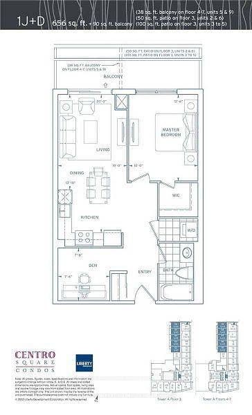 Large 1 Plus Den Unit In The Beautiful Centro Square.