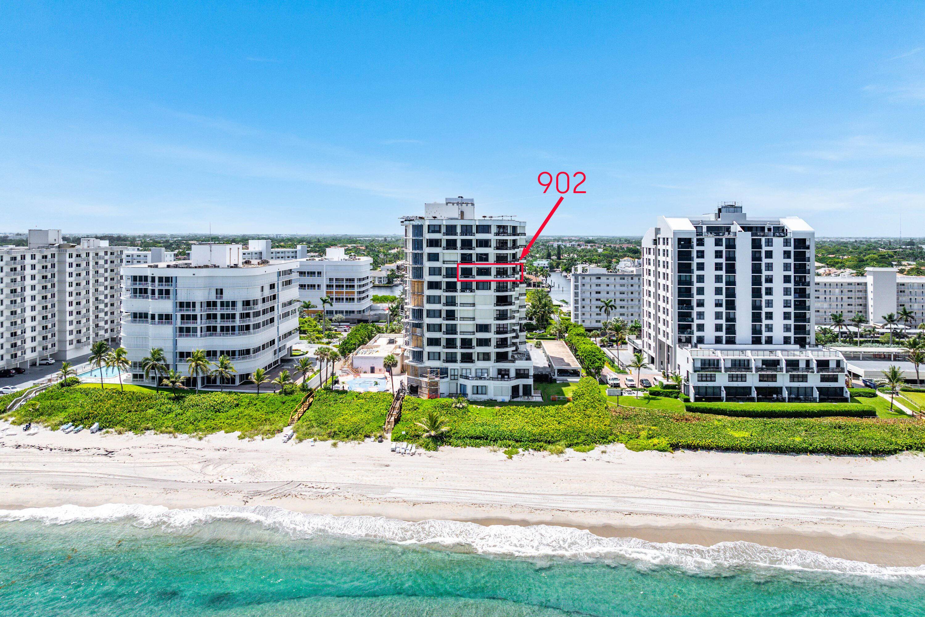 Experience coastal luxury at its finest in this completely renovated 3 bedroom, 3 bath residence with breathtaking ocean views from every room.
