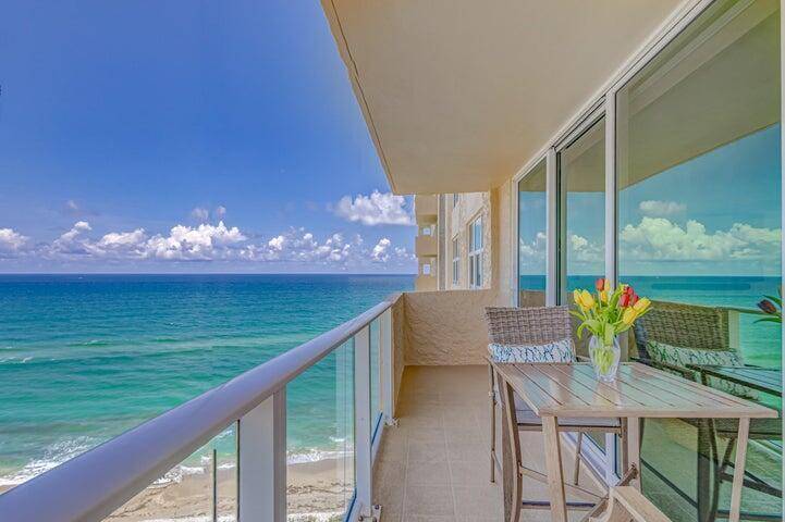 TOTALLY RENOVATED CORNER UNIT STUNNING VIEWS OF THE BLUE ATLANTIC OCEAN AND THE INTER COASTAL WATER WAYS WITH A WRAP AROUND BALCONY WITH THE MOST EXQUISITE SUNSETS YOU WILL EVER ...
