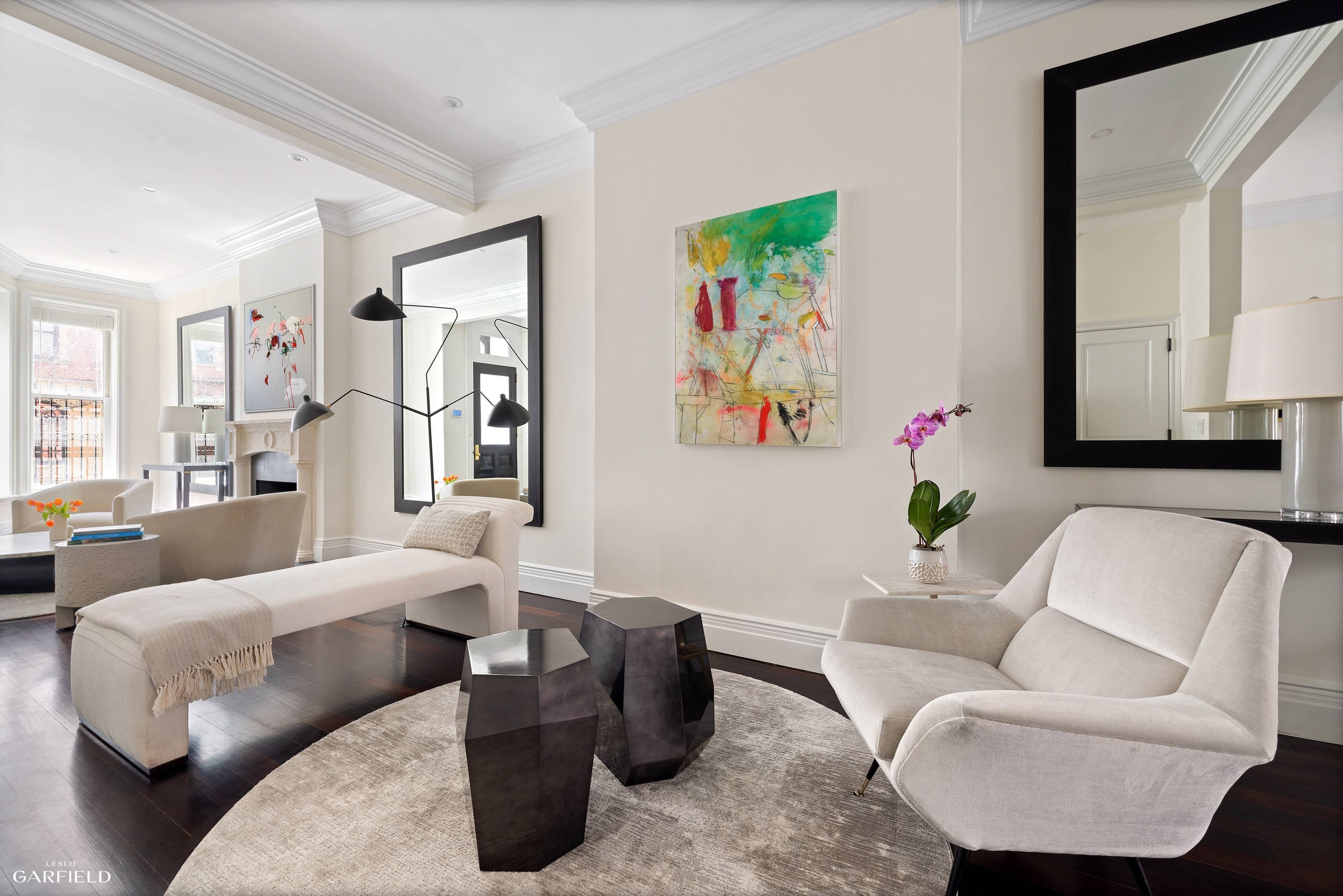 Located on a picturesque tree lined block, 69 West 83rd Street is a beautifully renovated single family Queen Anne style townhouse designed by the architects D amp ; J Jardine ...