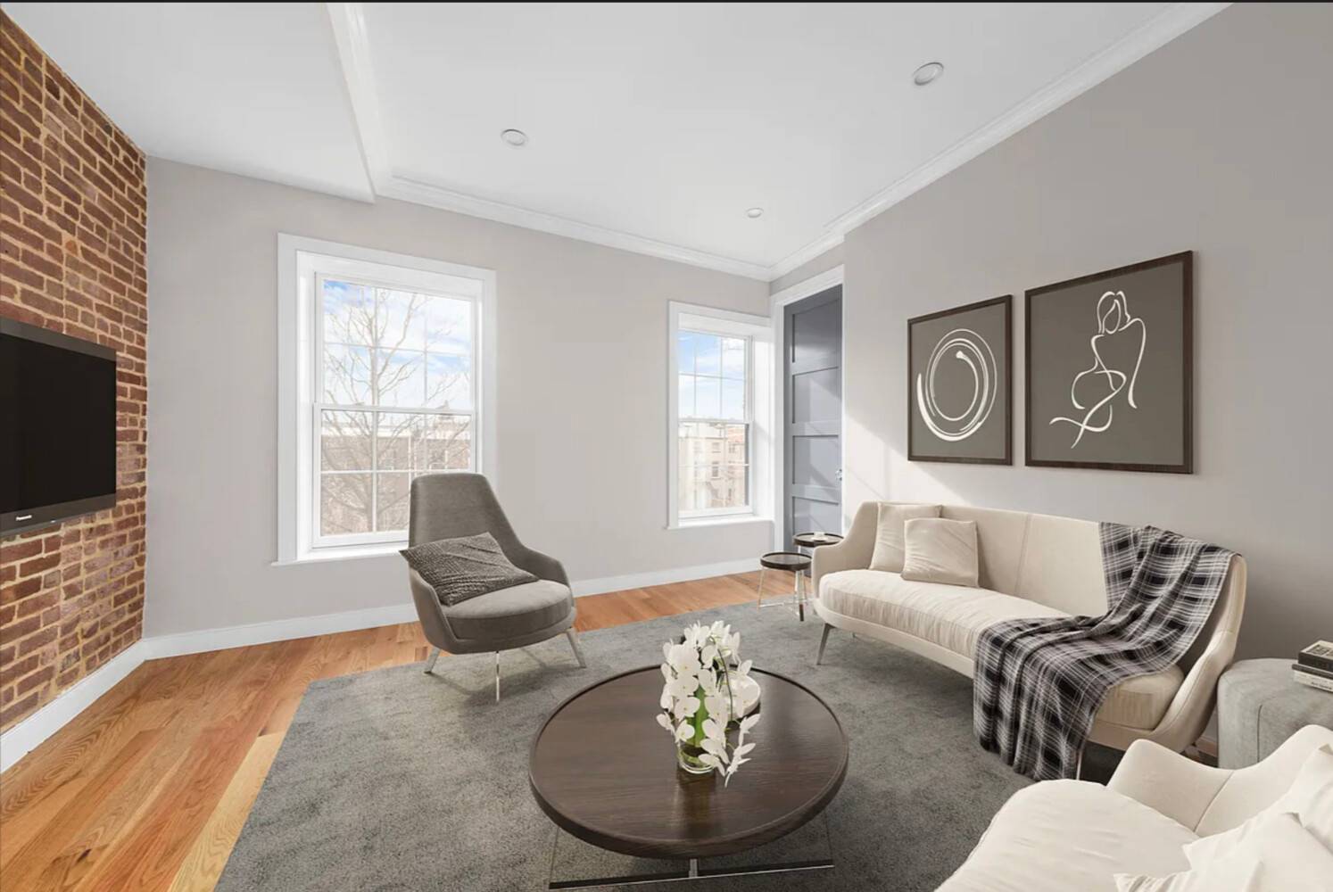 Experience the best of BoCoCa living in this pristine, newly renovated one bedroom, one and a half bathroom home, set within a beautifully restored Cobble Hill townhouse.