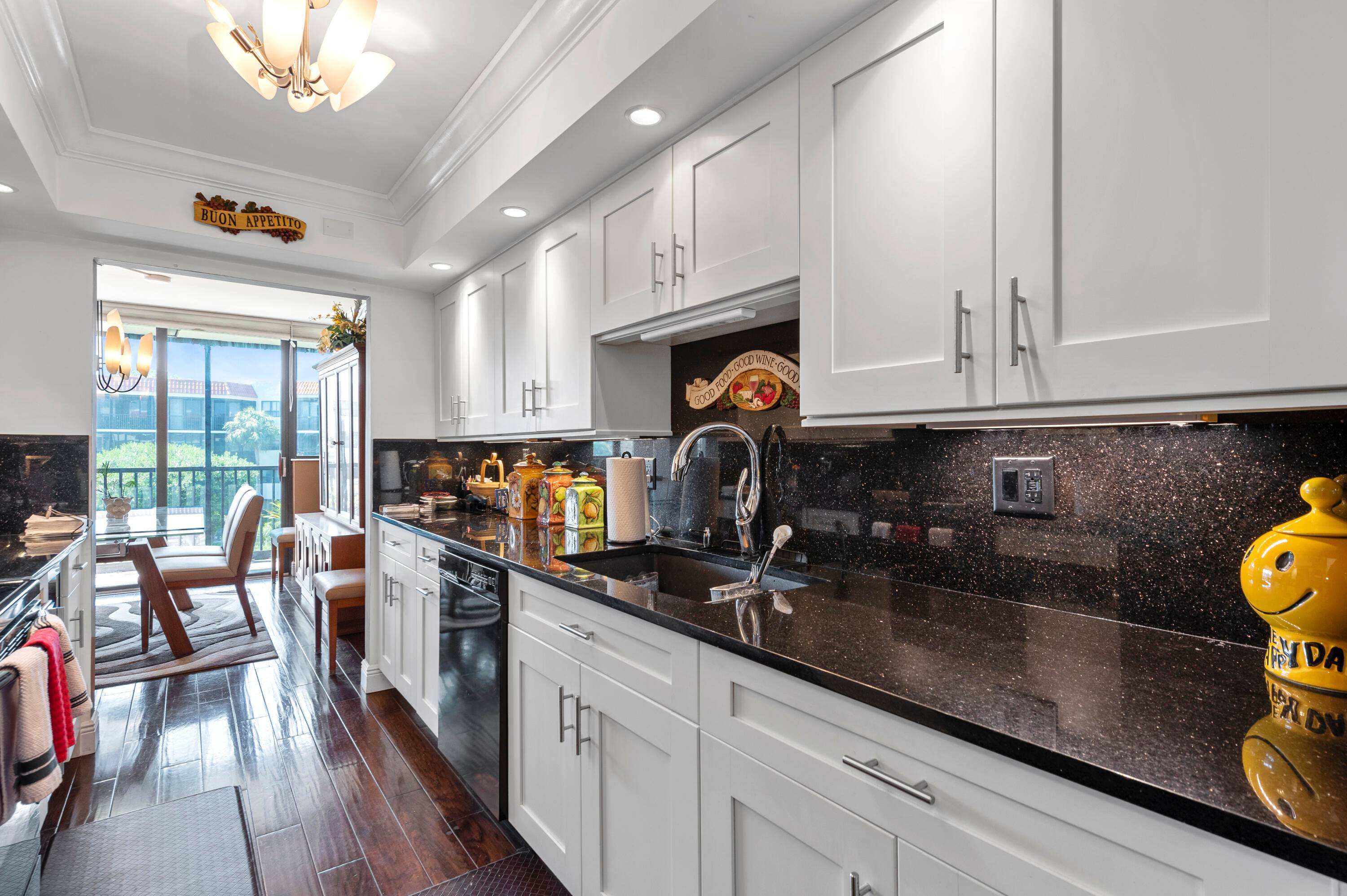 Spacious 3 bedroom split floor plan overlooking the resort style pool and marina.