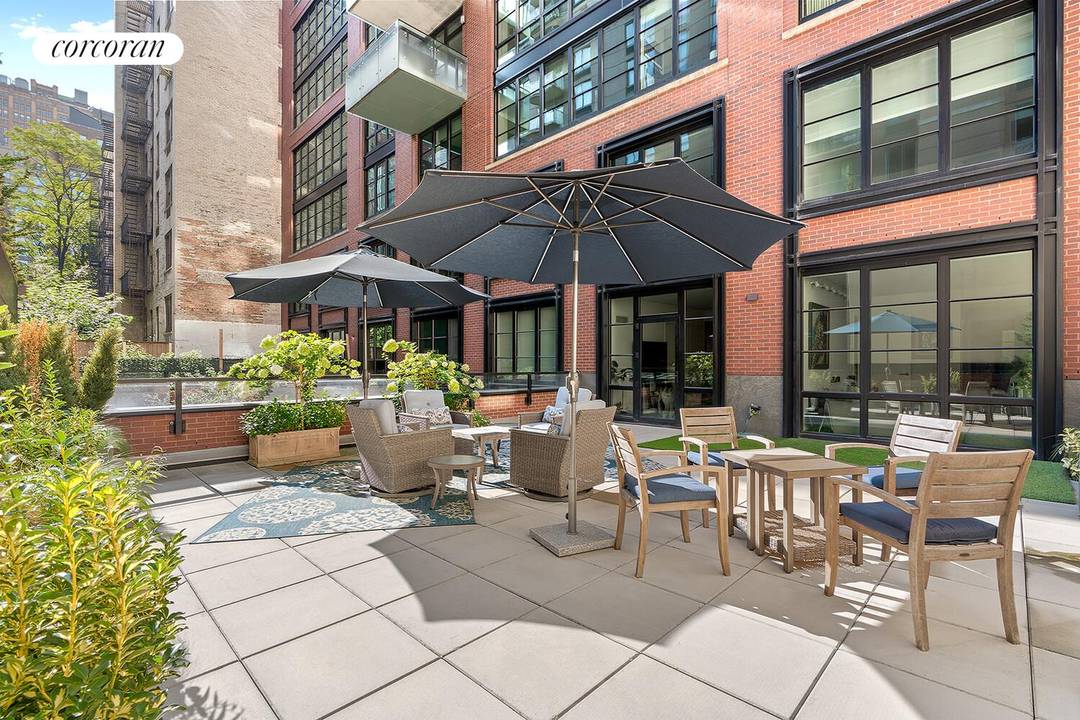 Find your sanctuary in the city with your own private fully landscaped 826 SF terrace at The Seymour !