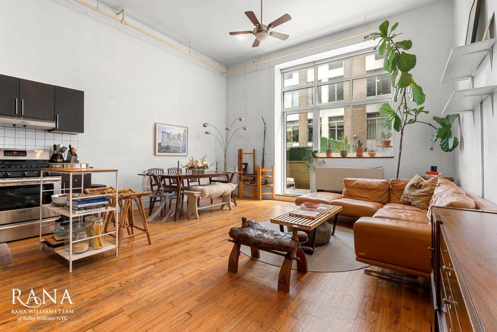 This immense and unique multi level loft is one of 30 apartments within a beautifully renovated former warehouse building located in the vibrant Clinton Hill neighborhood of Brooklyn.