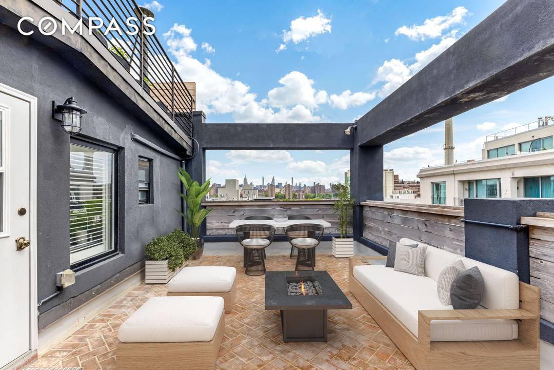 A distinctive opportunity to own a duplex penthouse with two private terraces and city views, in one of Brooklyn s most sought after waterfront neighborhoods.