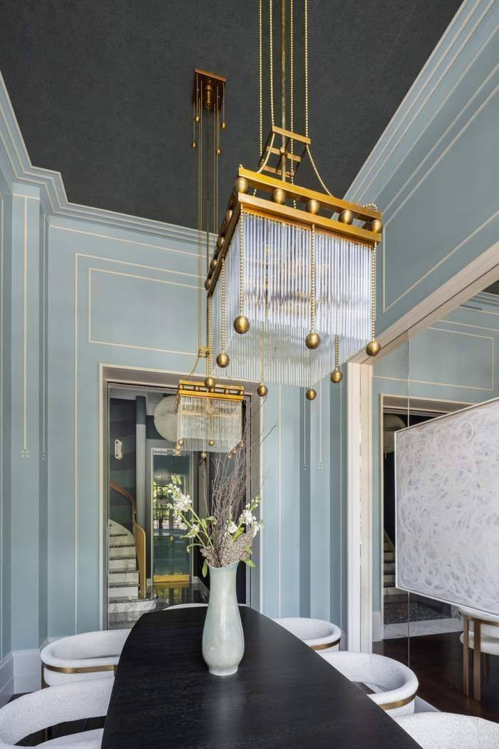 Presenting an extraordinary offering of timeless beauty and architectural pedigree, a masterwork by Parisian designer, Jean Louis Deniot, this rare and resplendent maisonette duplex has exquisite Central Park views, 15' ...