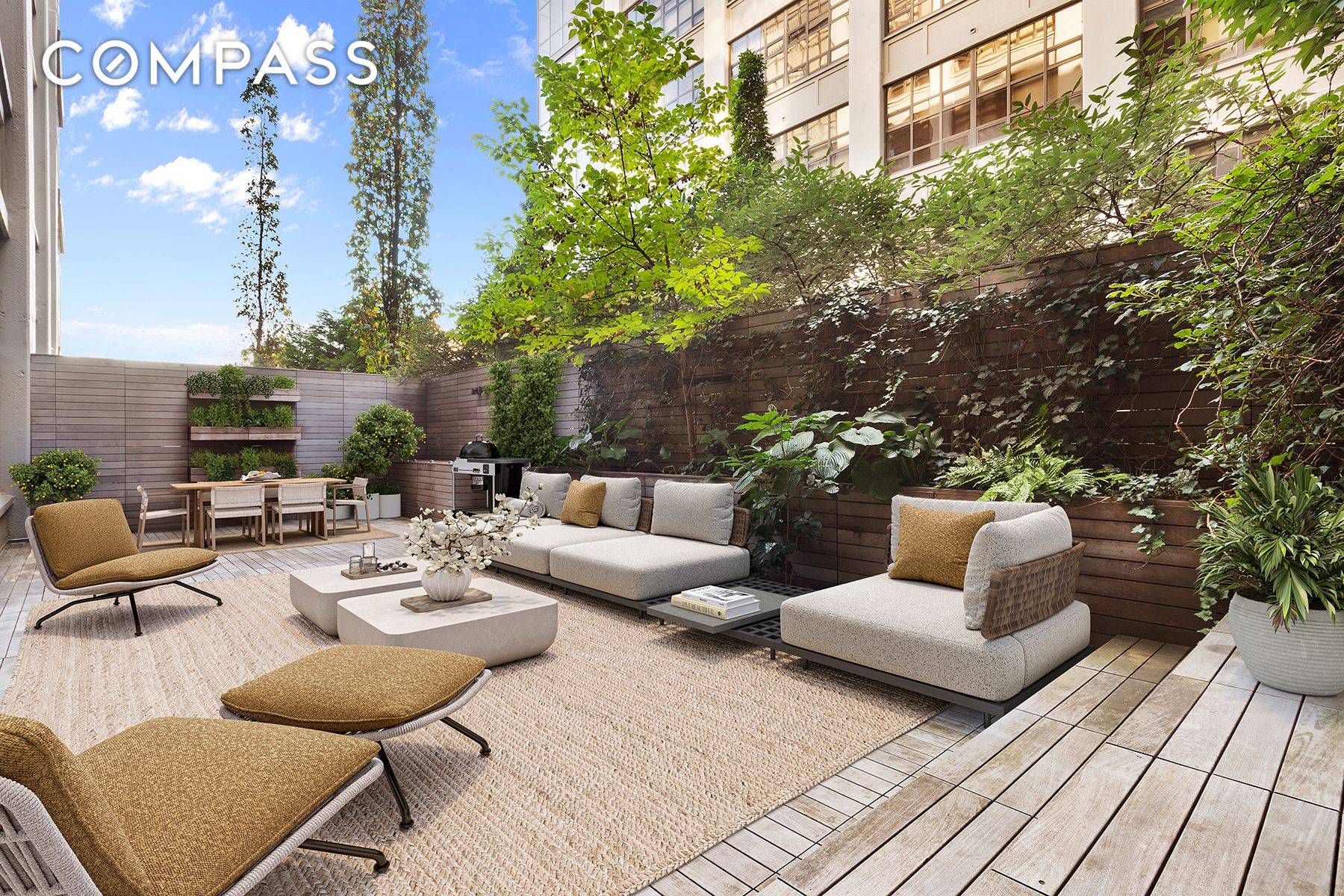 A Fully Reimagined Designer Home with approximately 642 sqft Private Terrace and Outdoor Jacuzzi Overlooking the Brooklyn Bridge.