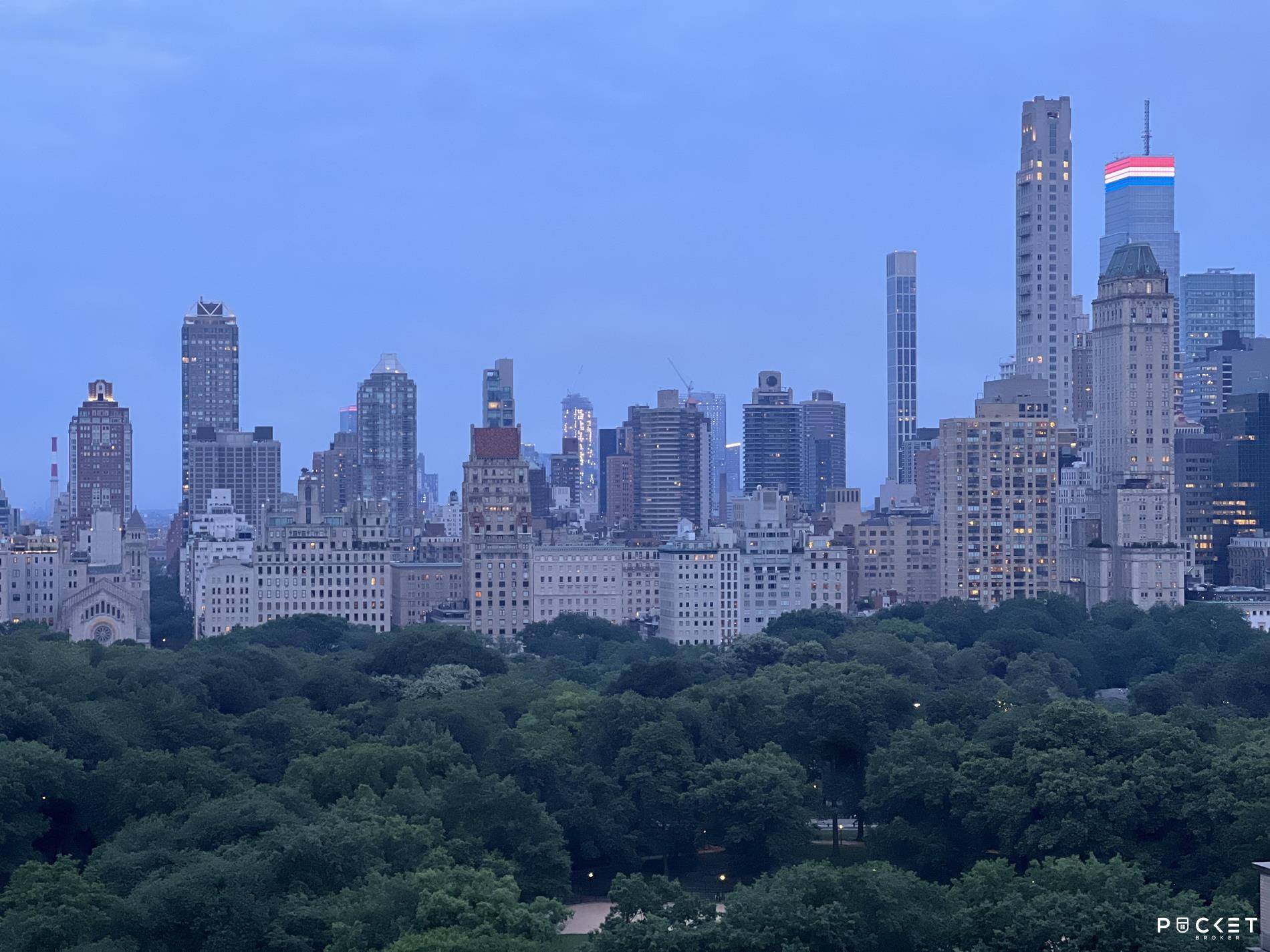 Mesmerizing, Magical Central Park Aerie, Spacious south east 3 bedroom corner apartment, large balcony with sunny iconic skylines including the Empire State Building, Central Park South and Fifth ave.