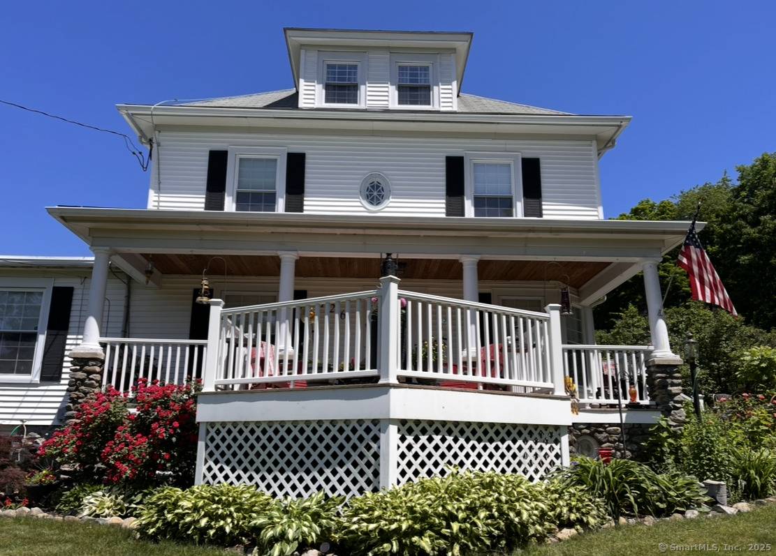 Built in 1911, this four square colonial has so many fabulous vintage qualities including a beautiful, generously sized front entry, arched doorways, custom moldings and so much more.