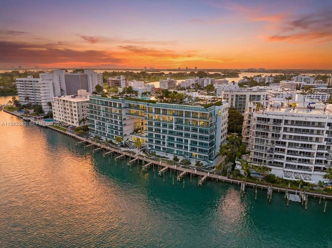Elegant residence at La Baia South in the heart of Bay Harbor Islands.