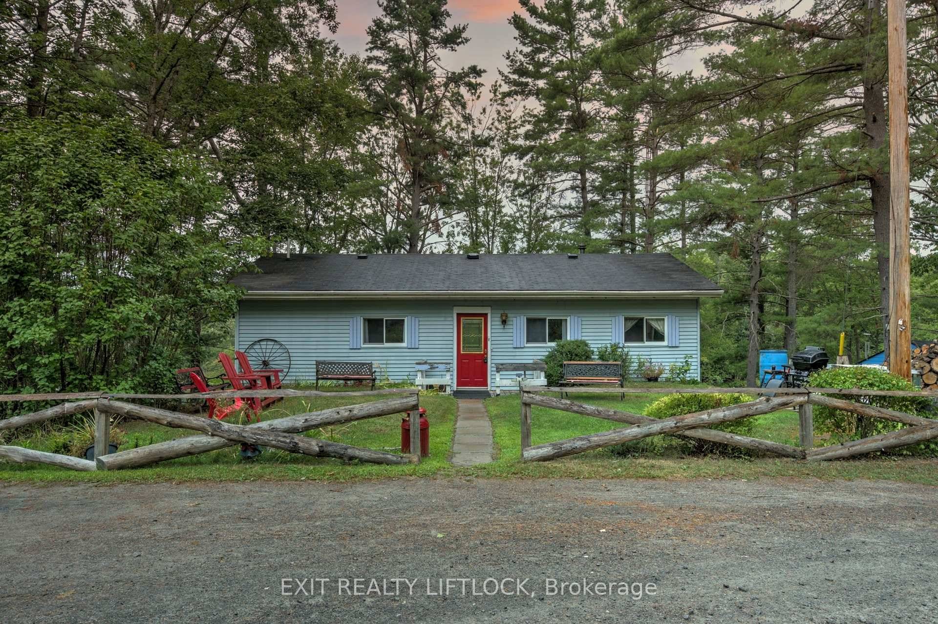 Welcome to your private escape on the Crowe River, featuring an expansive lot with 170 feet of waterfront.