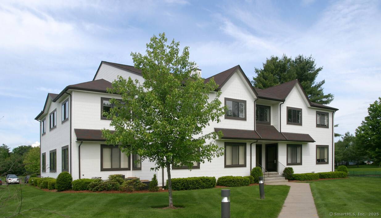 Excellent office suite featuring private offices surrounding an open office area.