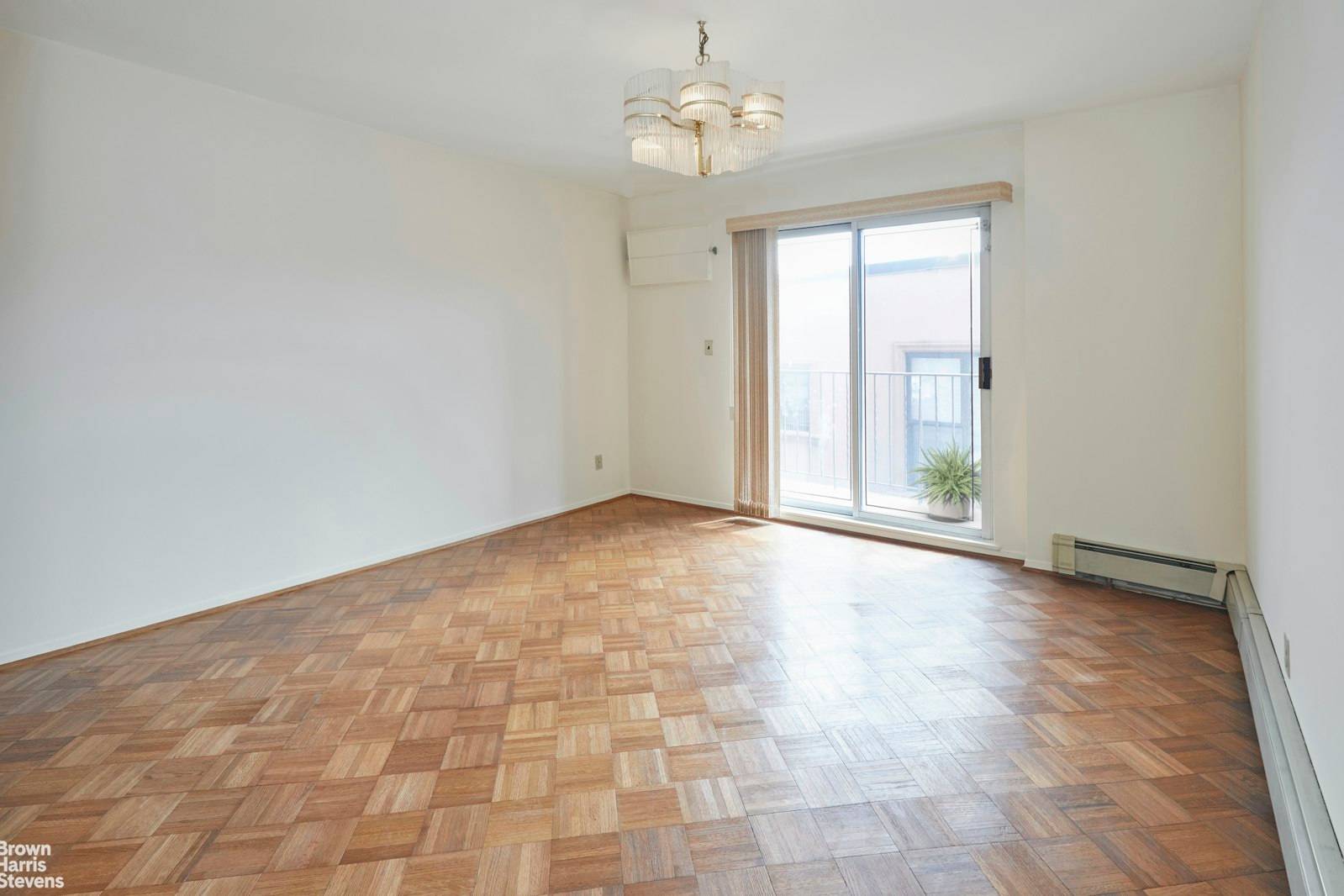 This charming one bedroom duplex with loft, located just two flights up in a boutique sized building, overlooks historic Stewart Avenue, one of the oldest roads in Bay Ridge.