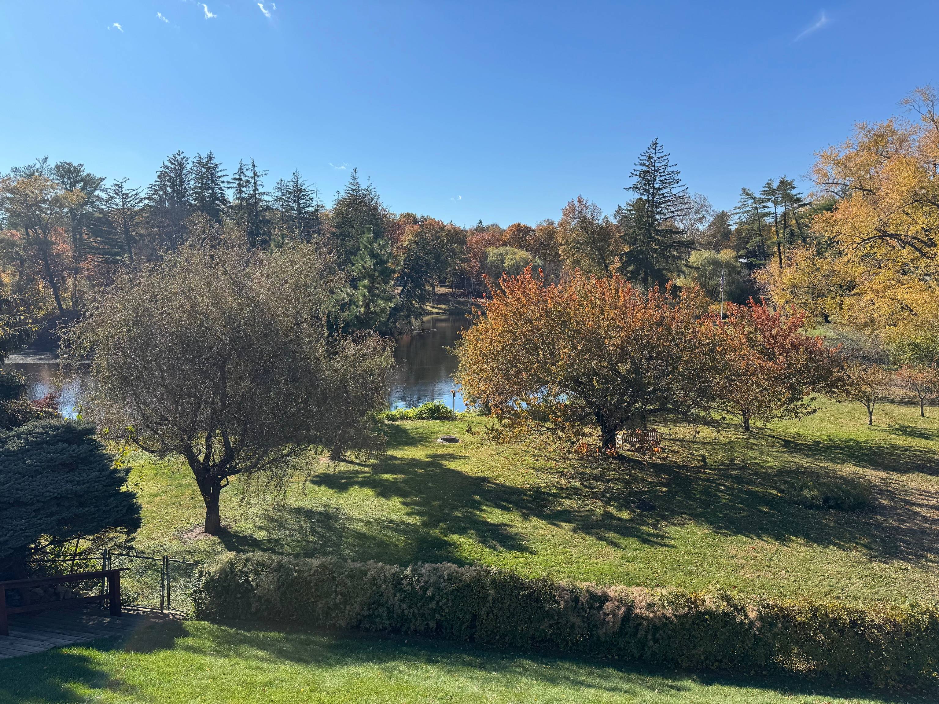 Welcome to 193B Park Street, a spacious 4 bedroom condominium offering spectacular year round views of New Canaan's beloved Mead Park.