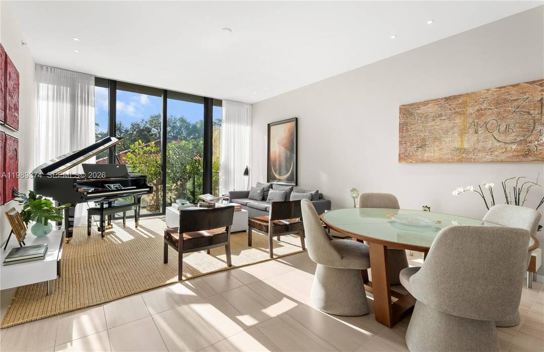 A rare opportunity to own a fully furnished, design forward residence at GlassHaus Coconut Grove.