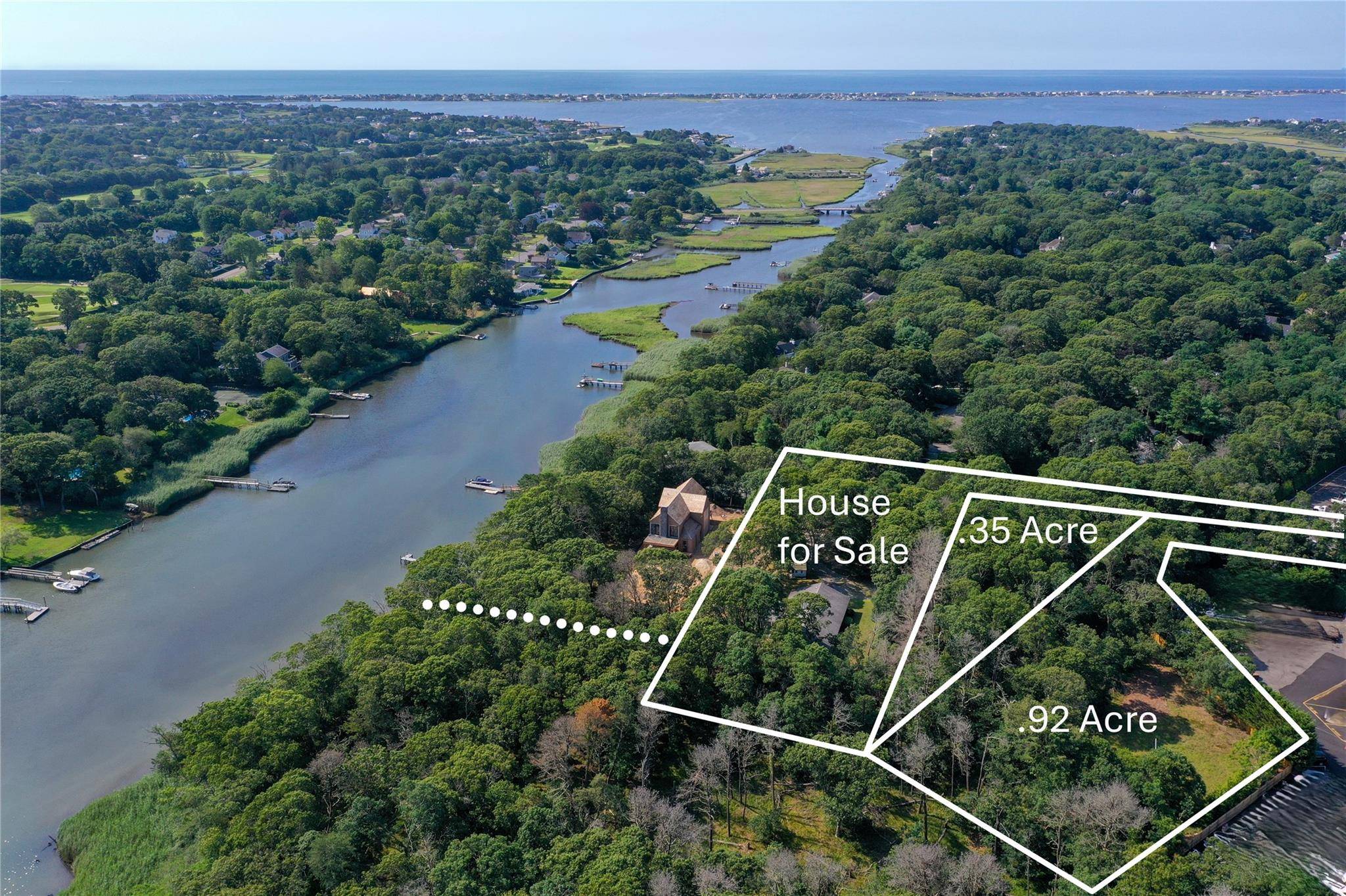 WESTHAMPTON. 92 ACRE LOT WITH WATER ACCESS Build Your Dream Home in Coveted Westhampton Located south of Montauk Highway, this.