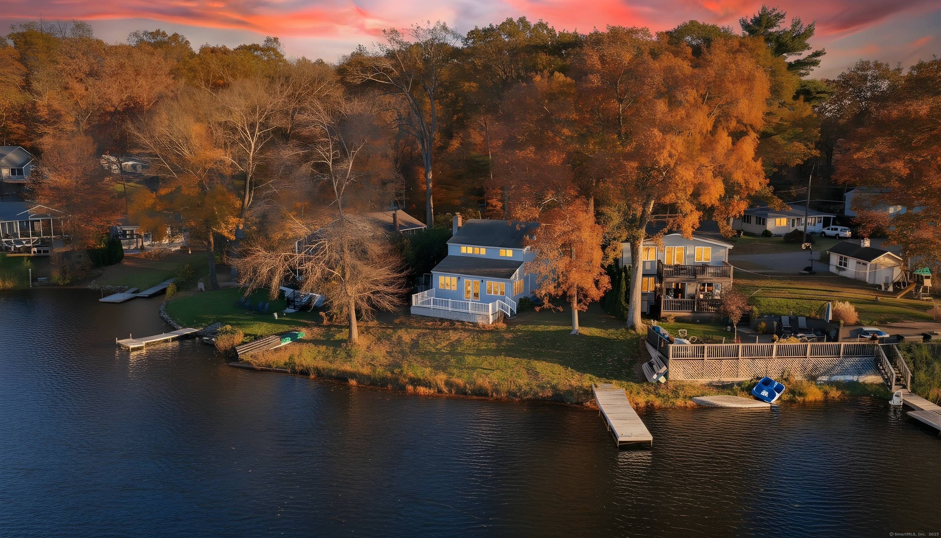 Breathtaking lake views from every room in this beautifully updated home.