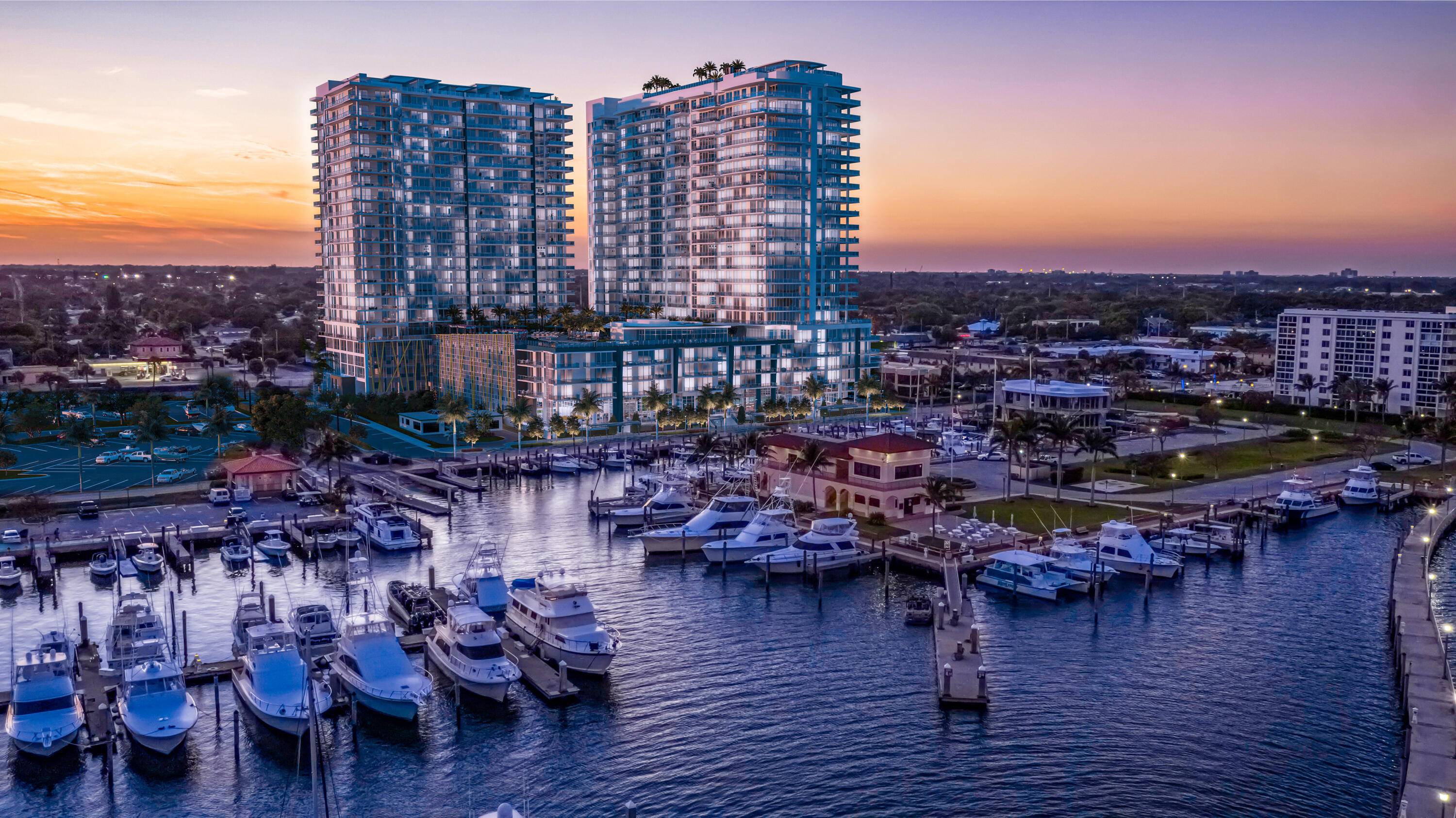 Nautilus 220 is a new luxe waterfront development under construction alongside a marina with 330 condominium residences in two, 24 story towers, a one acre outdoor amenity deck, the SeaHawk ...