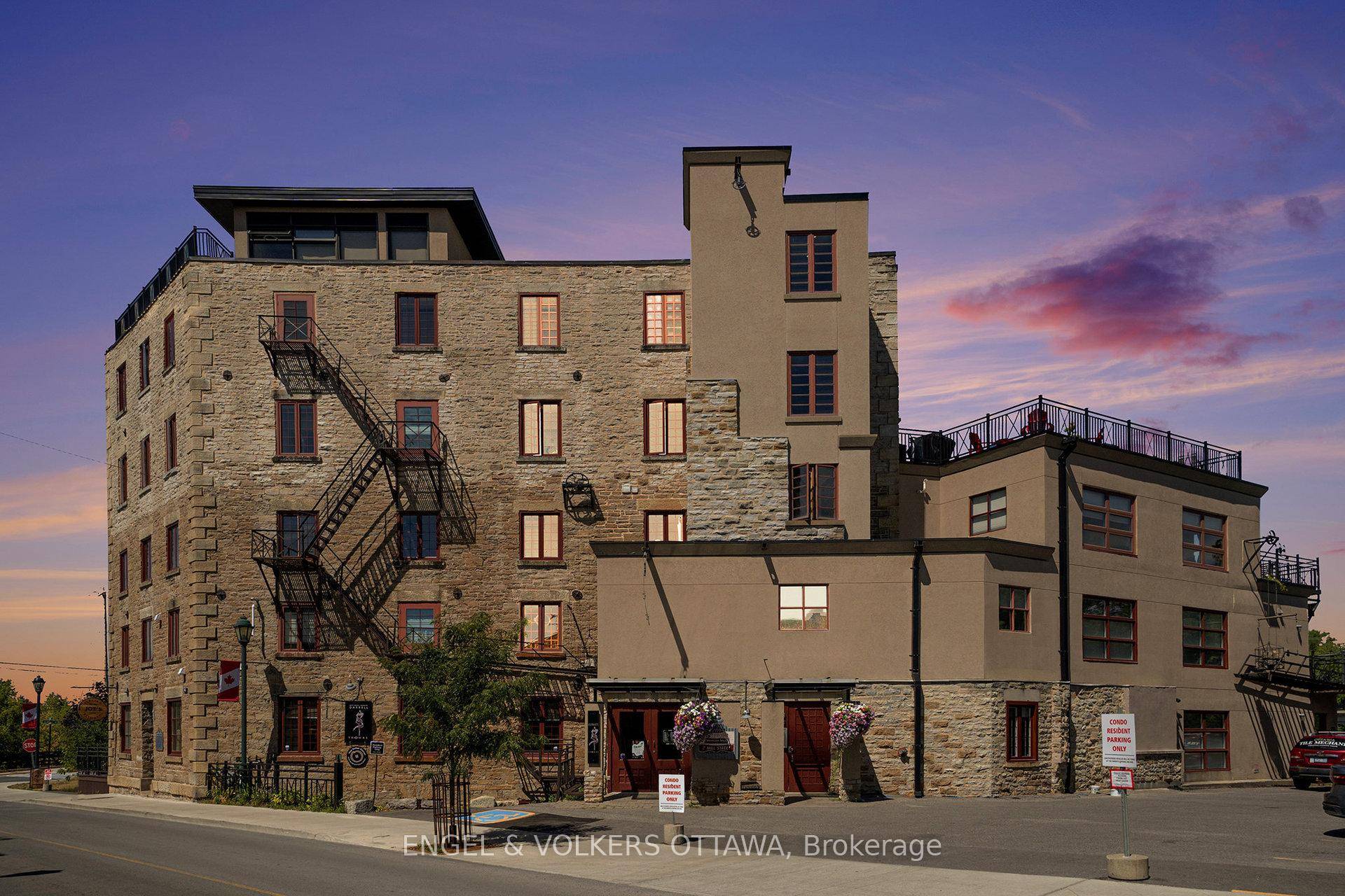 Welcome to this one of a kind condo in the Victoria Woolen Mill in the heart of Almonte's historic district.