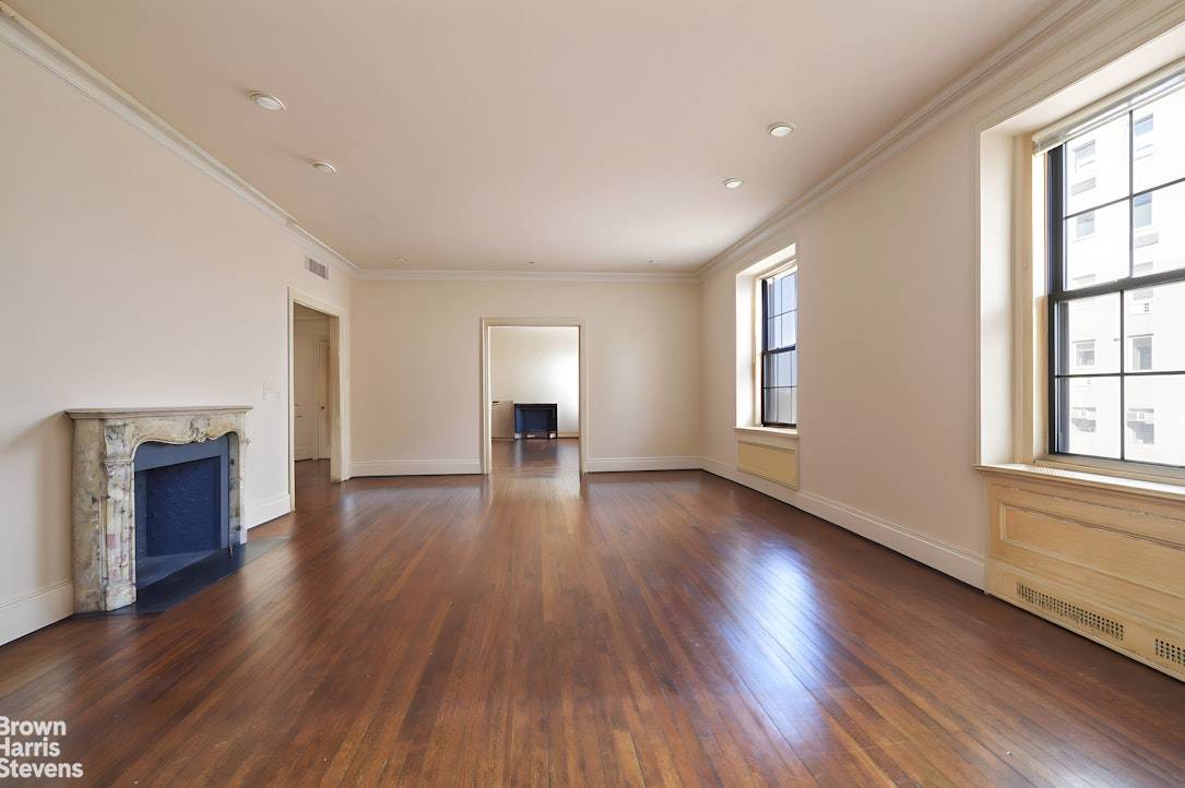 Extraordinary Proportions Superlative Design Off a private vestibule a gracious center gallery welcomes you into this splendid architecturally renowned 8 room, 3 4 bedroom, 4 bath, J.