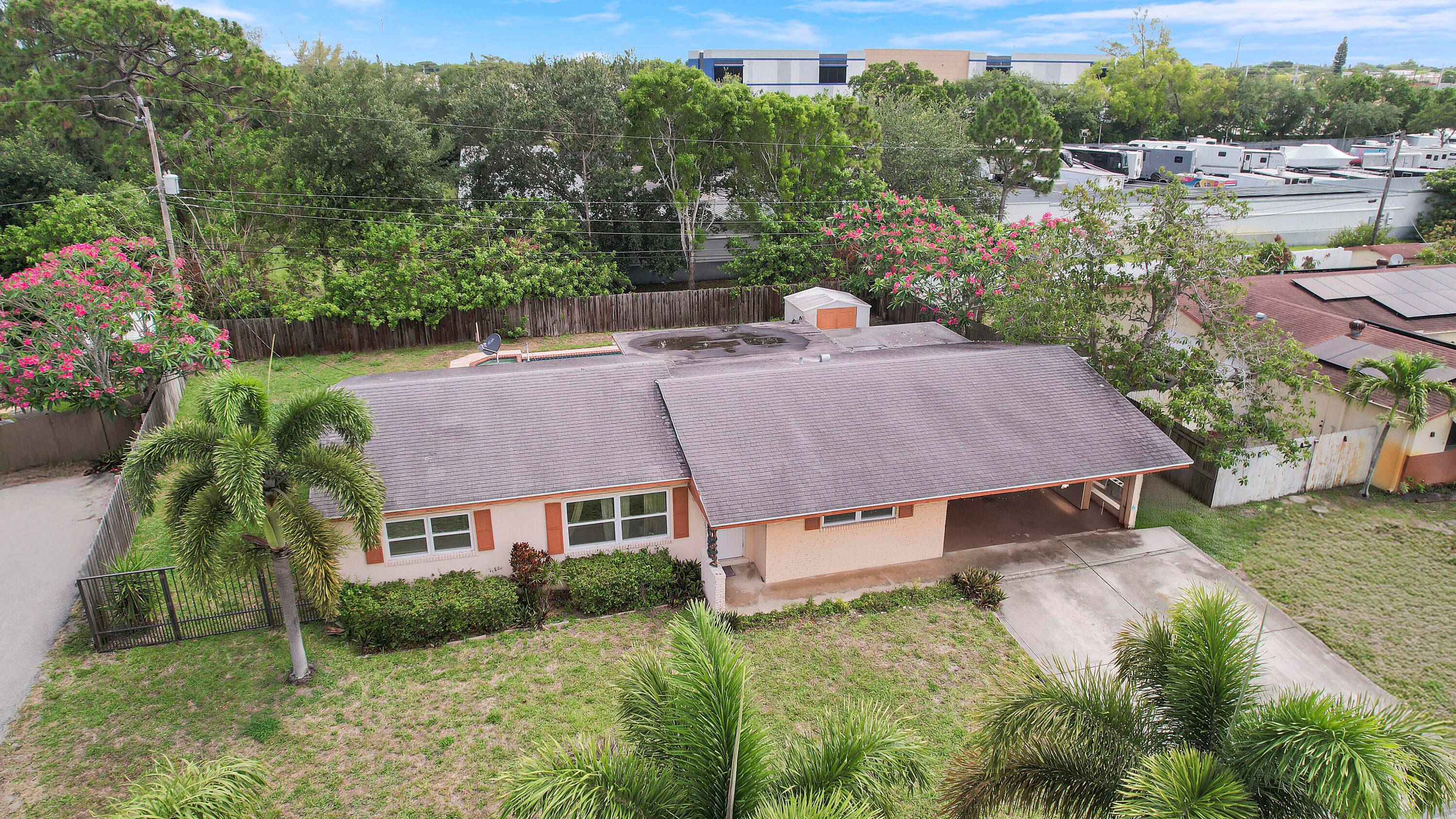 Welcome Home ! 4 Bedrooms, 2 Bathrooms, CBS home with swimming pool 1993 large fenced backyard.