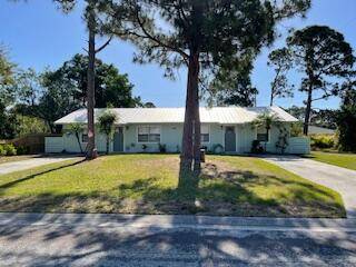 INVESTOR ALERT ! This Sebastian Duplex meets the 1 Rule with two 2 Bed 1 Bath units generating 4, 000 in monthly income 2, 000 per unit.