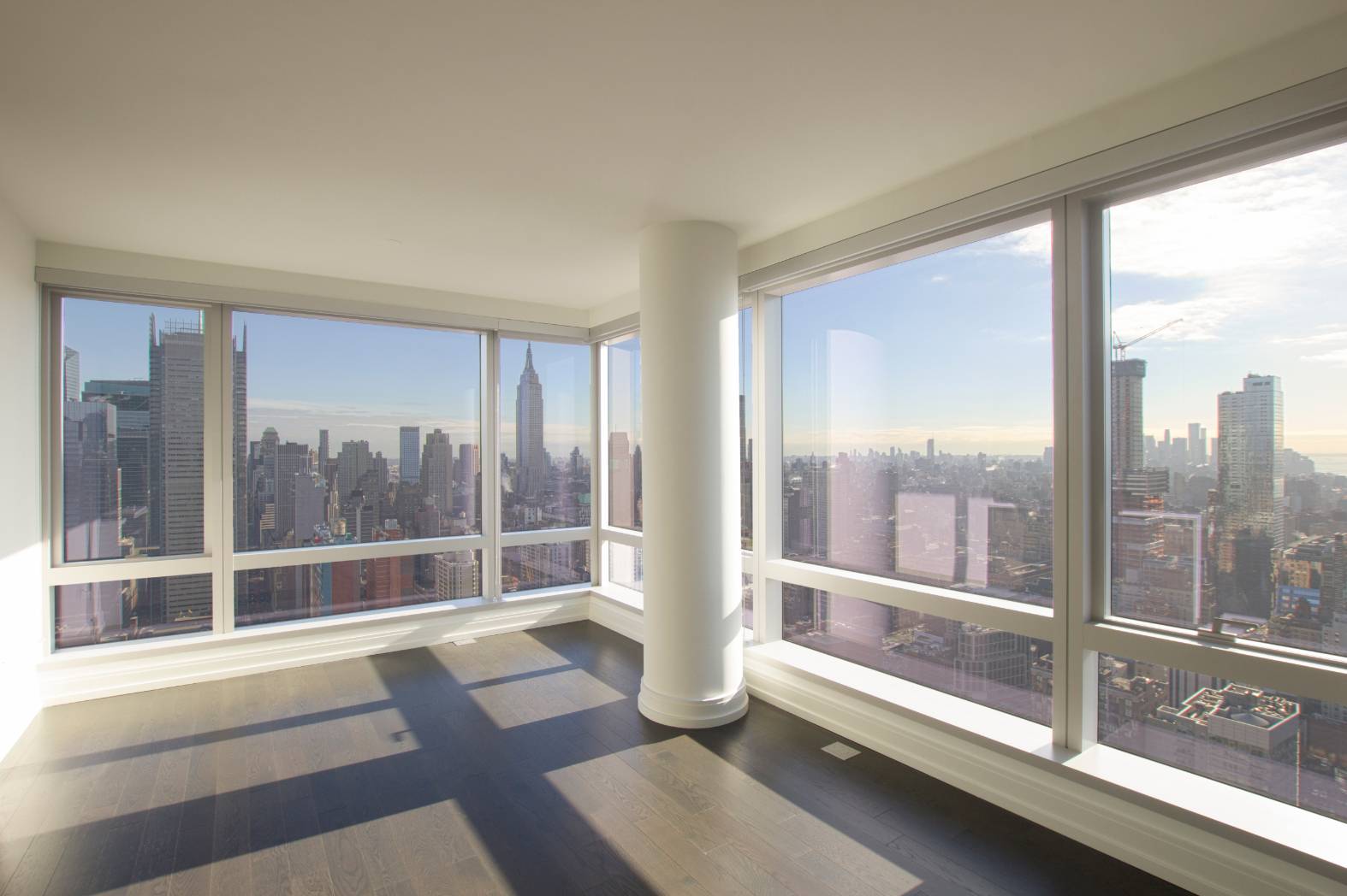 With sweeping views of the city from sunrise to sunset 555TEN towers over the new West Side.