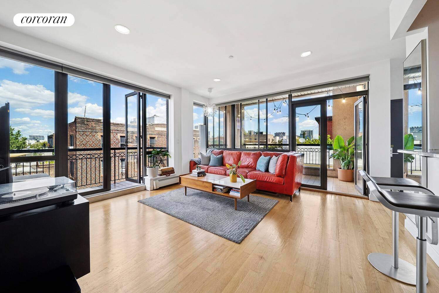 Come home to this stylist 2 bedroom, 2 bathroom, 964 sqft duplex condo perched on the top floor of a boutique 8 unit elevator building in the heart of Williamsburg ...