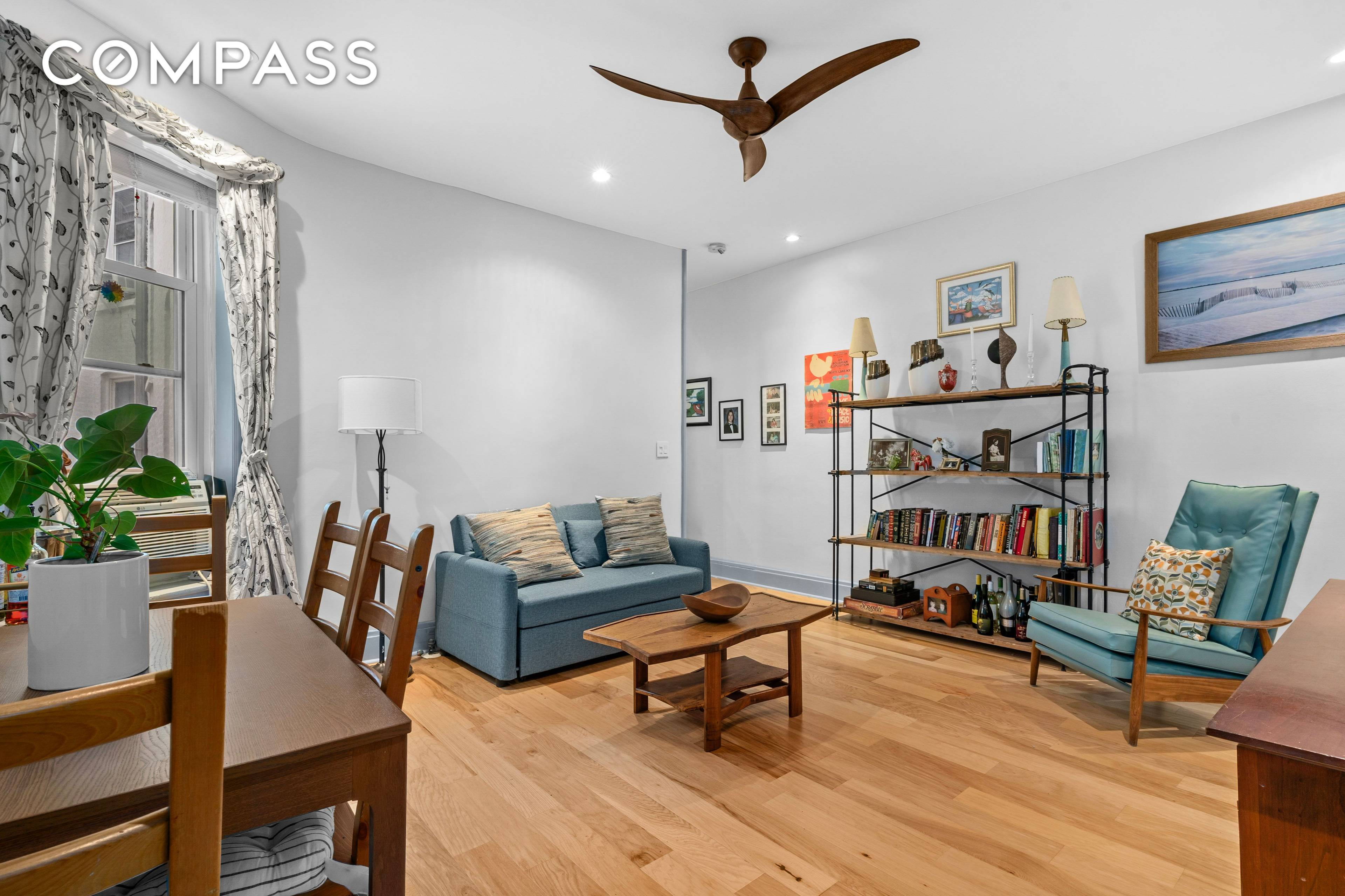 Spacious and well located, this three bedroom, one bath apartment at 566 44th Street offers comfortable living in a prewar co op directly across from Sunset Park.
