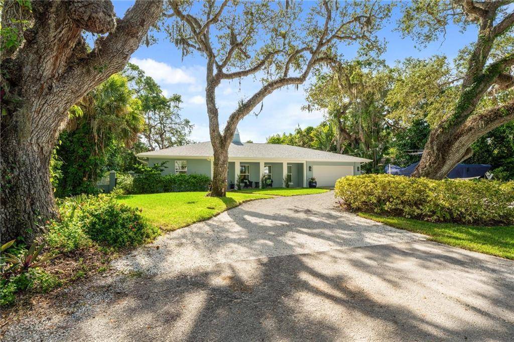 Your dream home awaits ! Completely reinvented concrete block masterpiece nestled between the Indian River Atlantic Ocean.