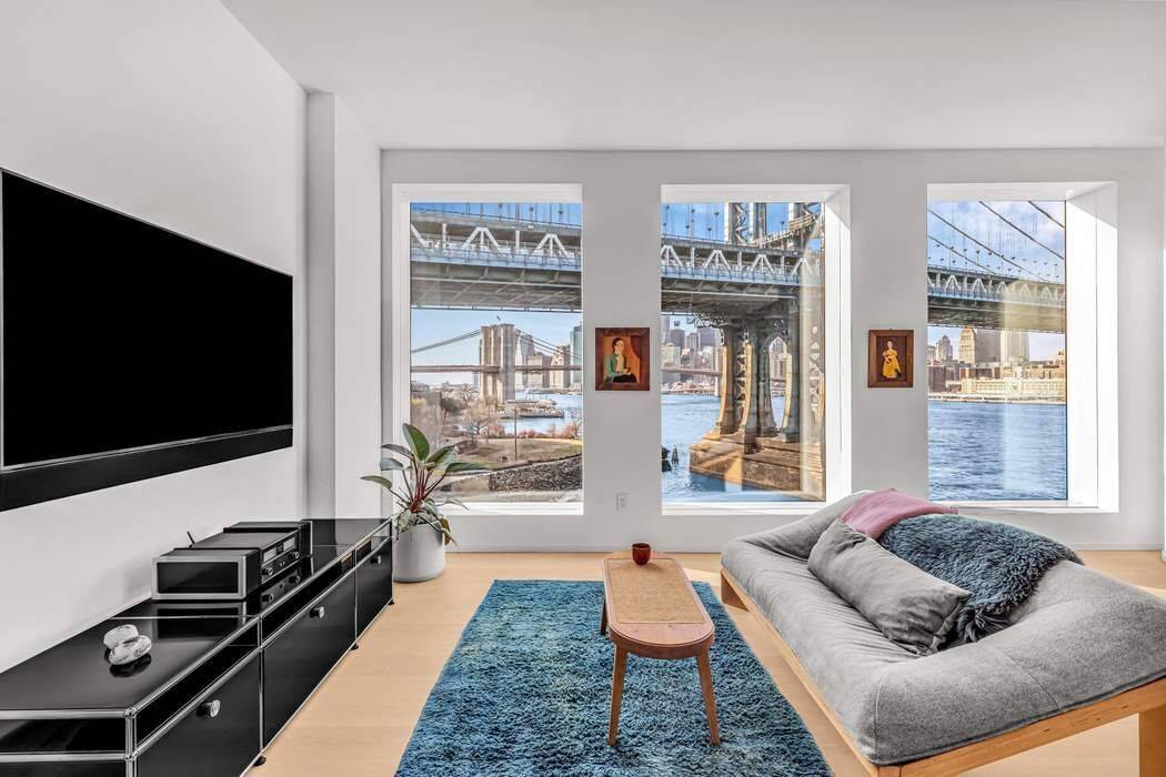 Do not miss the chance to live in this awe inspiring waterfront condominium situated within DUMBO s most sought after building, One John Street.