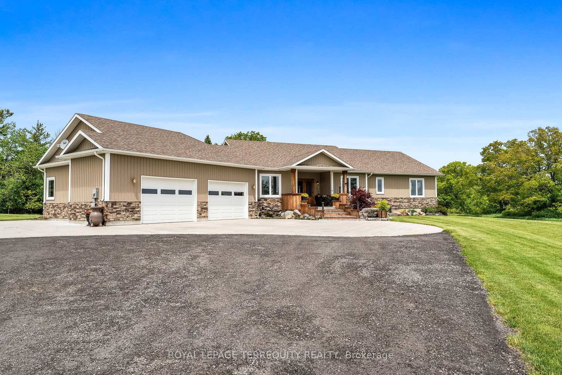 Set on 6. 5 acres of landscaped privacy in sought after Northumberland County, this custom 2016 bungalow blends luxury, function, and the best of country living.