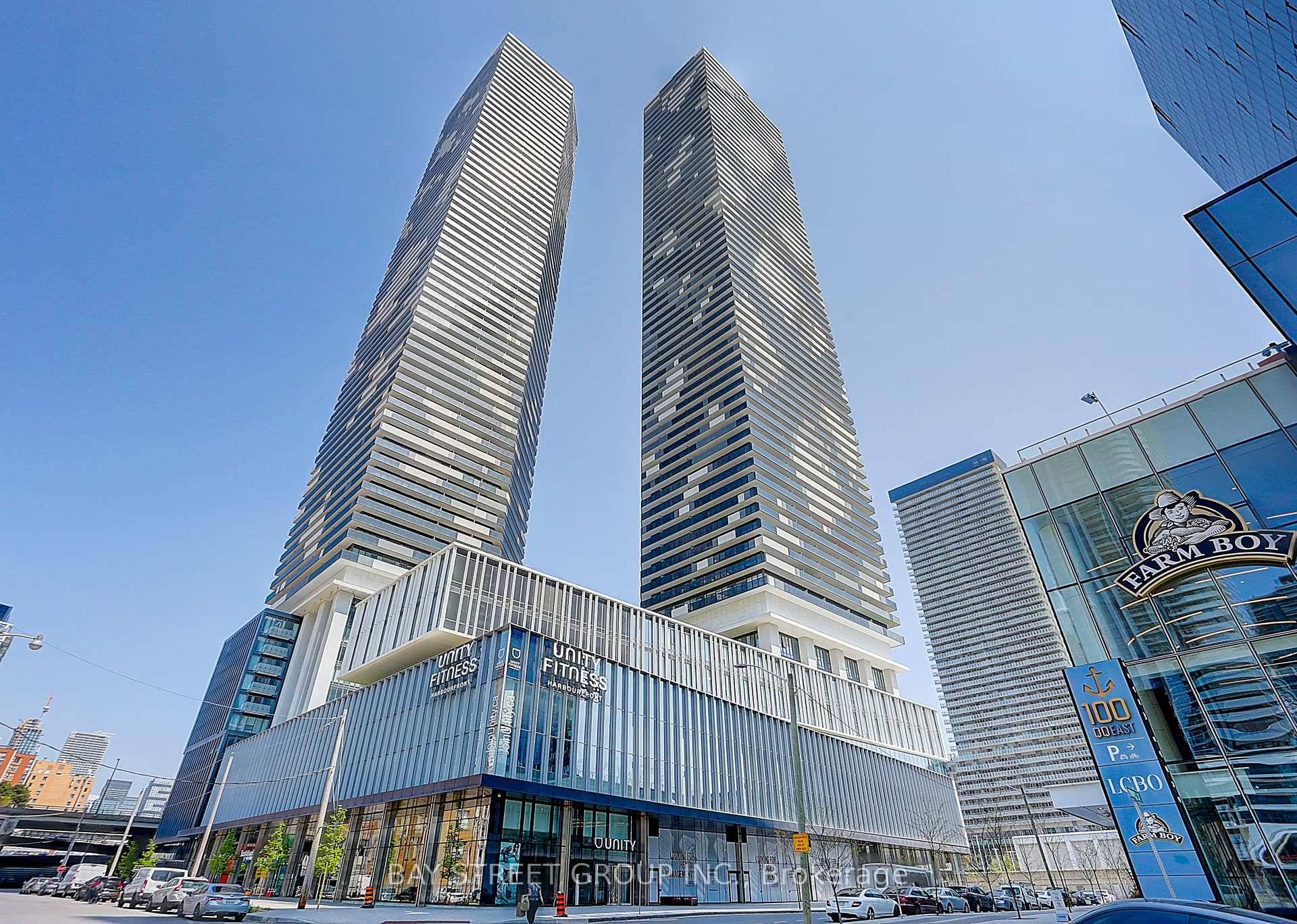 2 Years New Outstanding Sugar Wharf West Building By Menkes, Overview Ontario Lake.