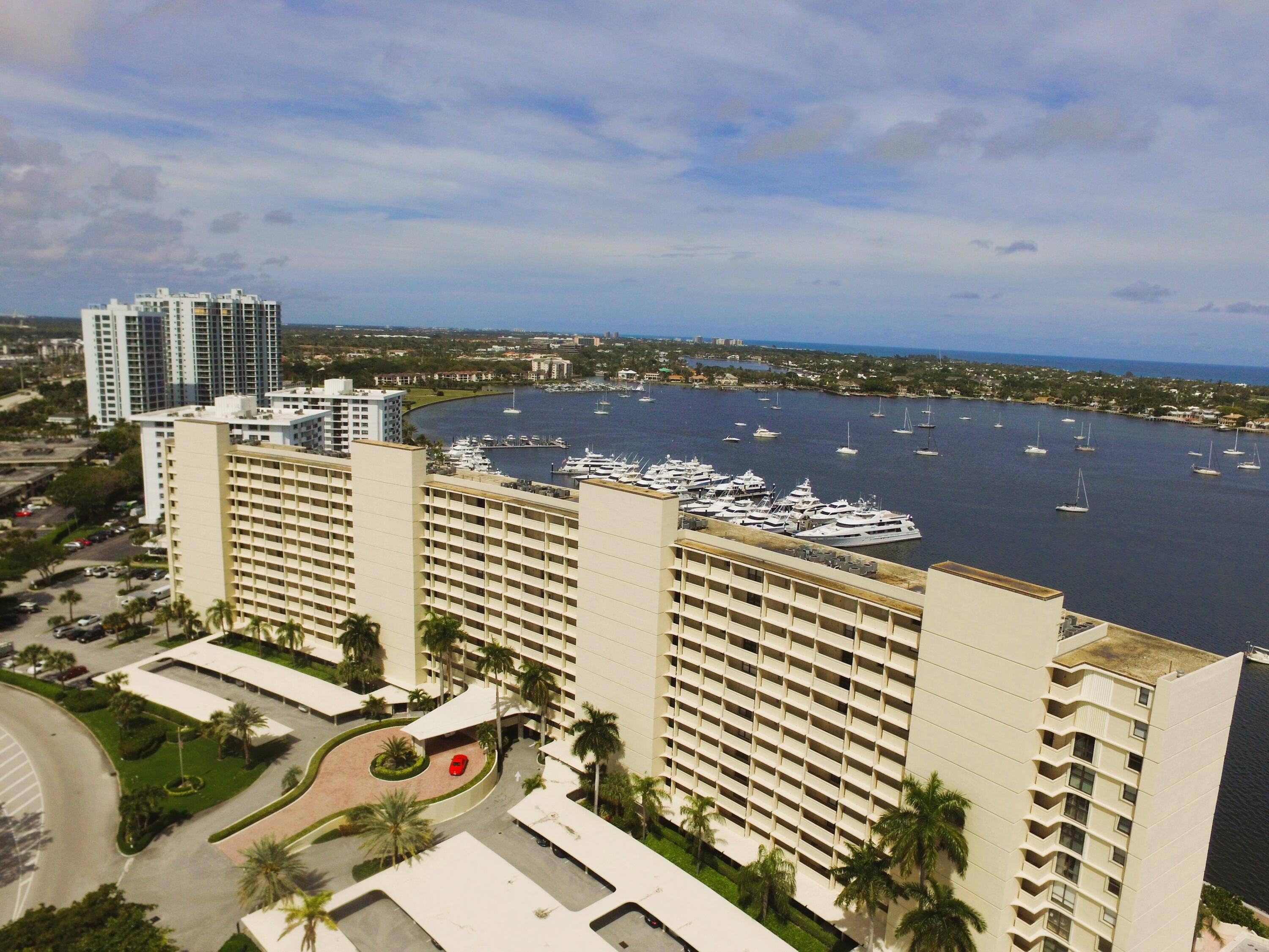 WOW Rare 3 2. 5 with awesome views, Tile Floors throughout all living areas bedrooms, Each Bedroom has a stunning view of the Intracoastal Waterway, Mega Yachts the Ocean beyond.