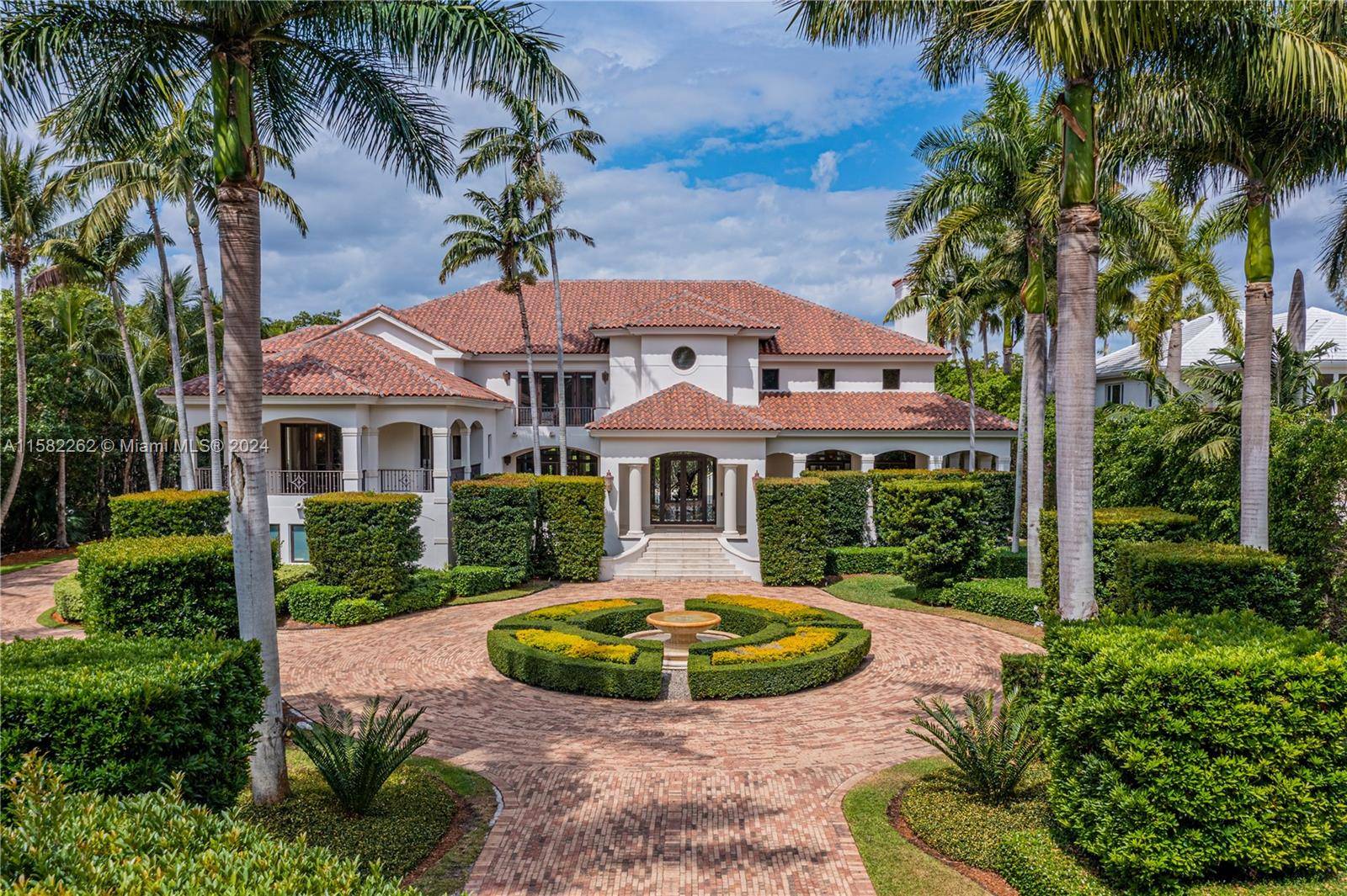 A one of a kind, Mediterranean estate in the prestigious and private gated community of Tahiti Beach Island.