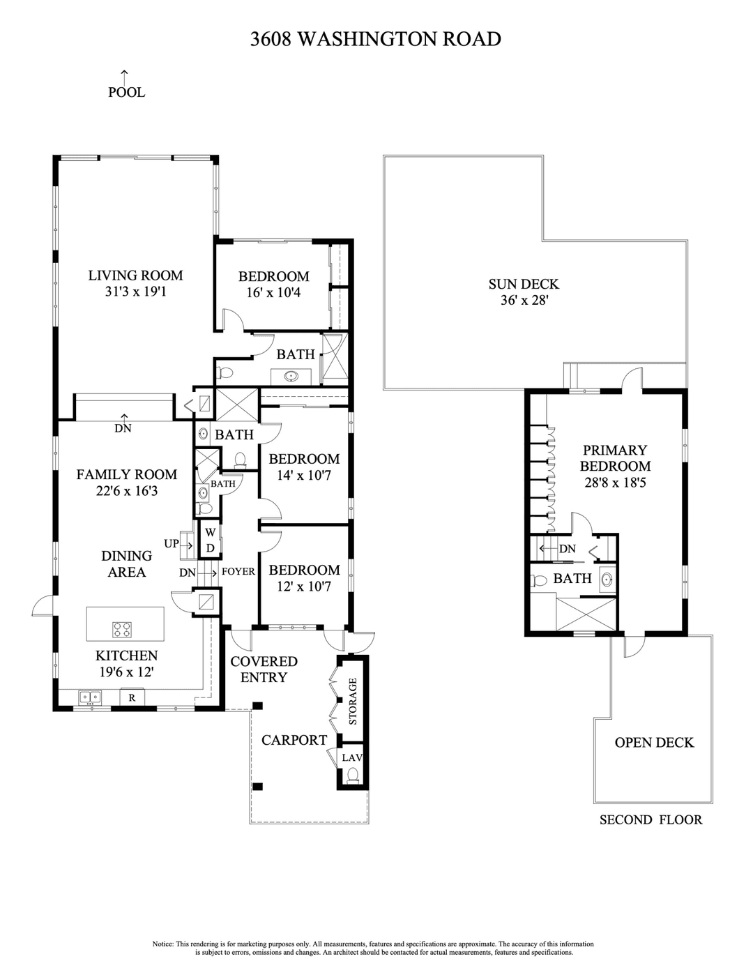 Updated gem in the heart of Southland Park, just one lot from the Intracoastal on the prestigious Washington Road.
