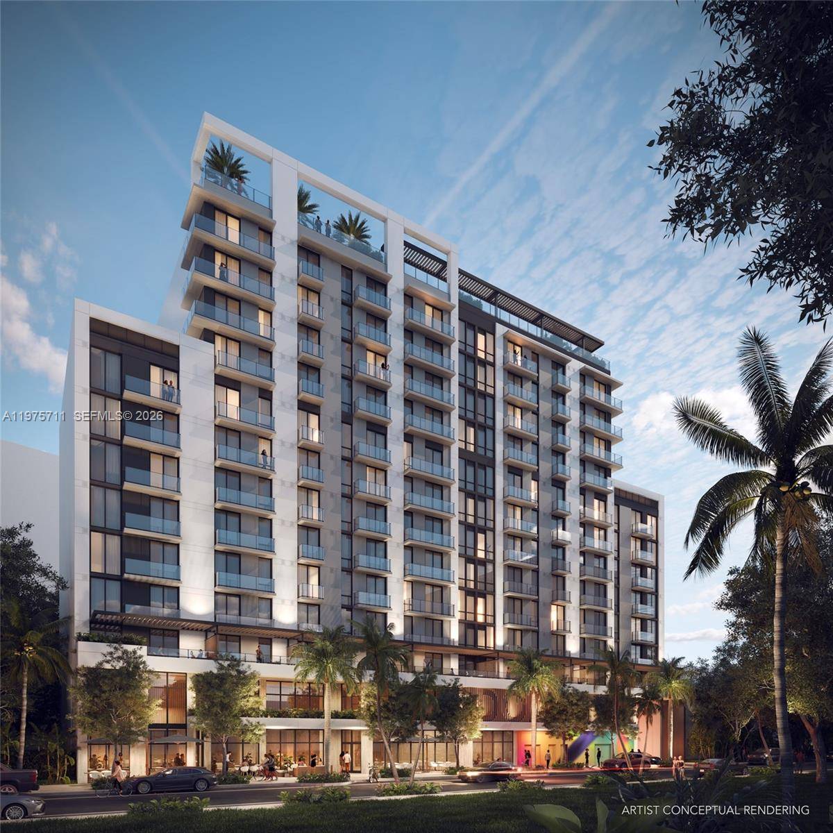 Turnkey furnished Studio at Domus Flats Brickell Center offering a unique hotel style living experience in Brickell.