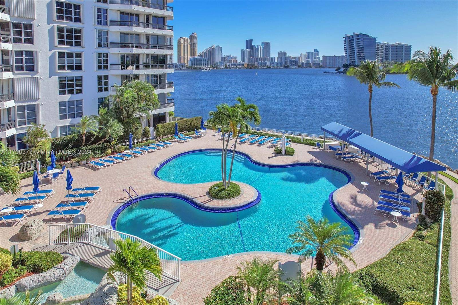 Stunning 2 beds, 2 baths apartment, located in the desirable Mystic Pointe Tower 500, where breathtaking partial ocean and intercostal view greet you from every room.
