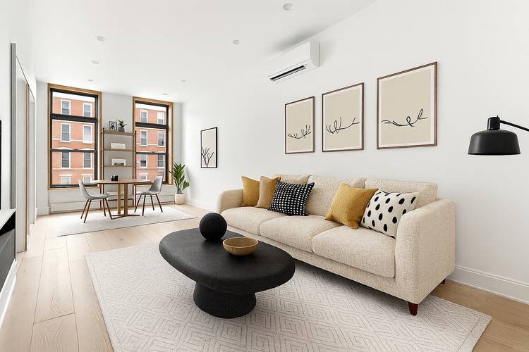 This newly full floor renovated three bedroom residence offers bright interiors, modern finishes, and a clean contemporary feel throughout.