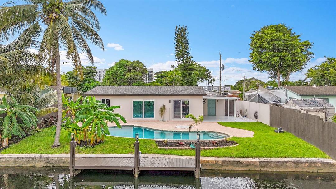 Live your best South Florida lifestyle in this fully remodeled 3BR 2BA waterfront home in Dania Beach !