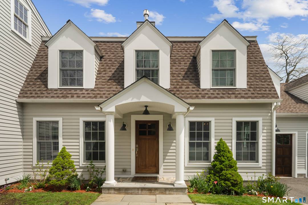 Beautifully renovated 1799 antique Colonial offering timeless charm, modern luxury, flat pool worthy property, and exceptional convenience, just one light to the Greens Farms train.